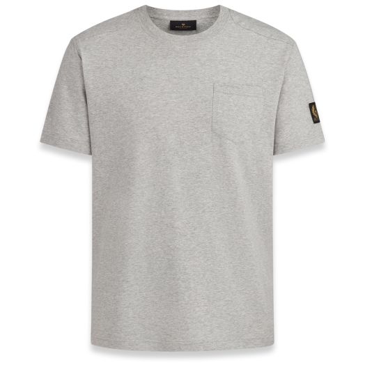 Grey Melange ‘Thom’ Jersey Cotton T-Shirt