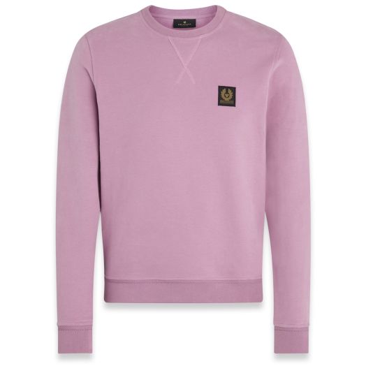 Lavender Jersey Cotton Crewneck Sweatshirt