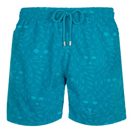Blue ‘Bengale Tigers’ Water-Reactive Moorea Swim Shorts