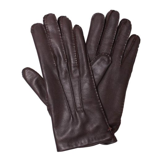 Classic Leather Gloves Lined with 100% Cashmere