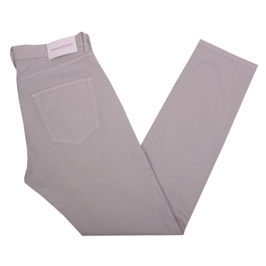 Dust White Stretch Cotton Lyocell Jeans