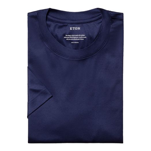 Dark Blue Filo di Scozia T-shirt