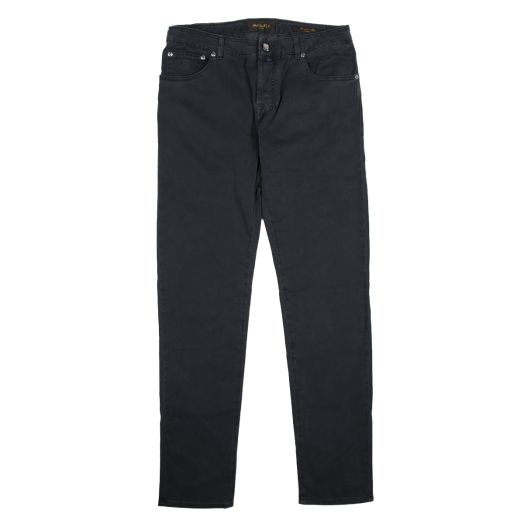 Dark Blue ‘Credi’ Slim Fit Japanese Stretch Denim Jeans