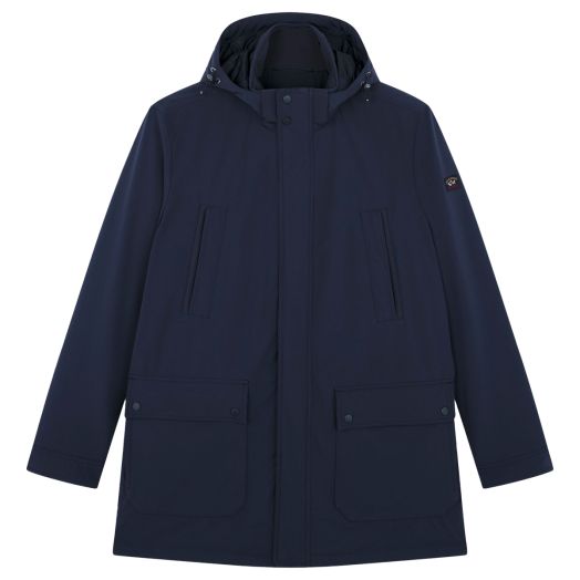 Navy 4X4 Stretch Save the Sea Field Coat
