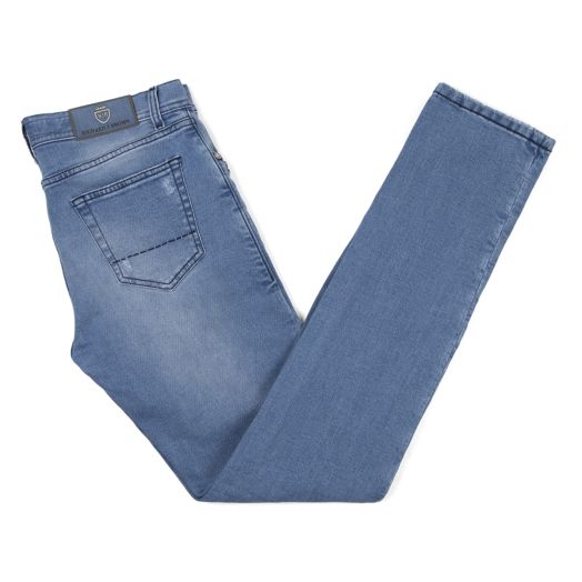 Light Wash Distressed Denim 'Tokyo' Slim Fit Jeans