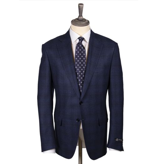 Blue Prince of Wales Check Wool Suit