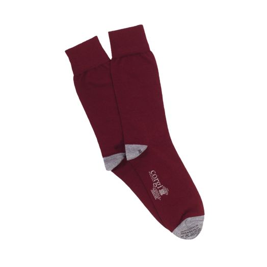 ‘Contrast Heel & Toe’ Merino Wool Socks