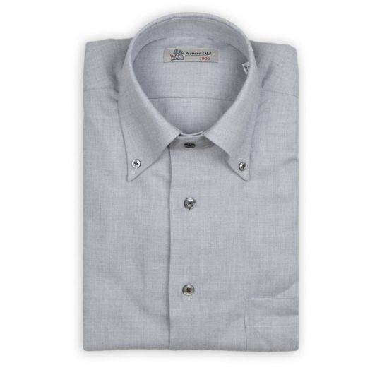 Light Grey Cashmerello Long Sleeve Shirt 