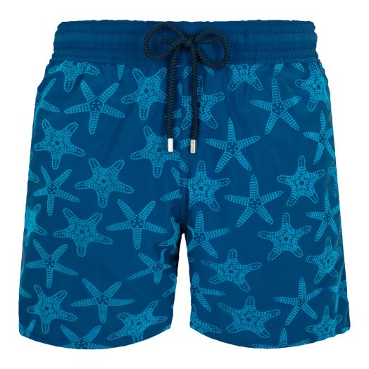 Blue ‘Starfish Dance’ Moorea Swim Shorts