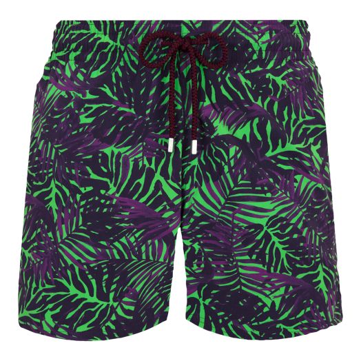 Green & Purple ‘Madraque’ Moorise Swim Shorts