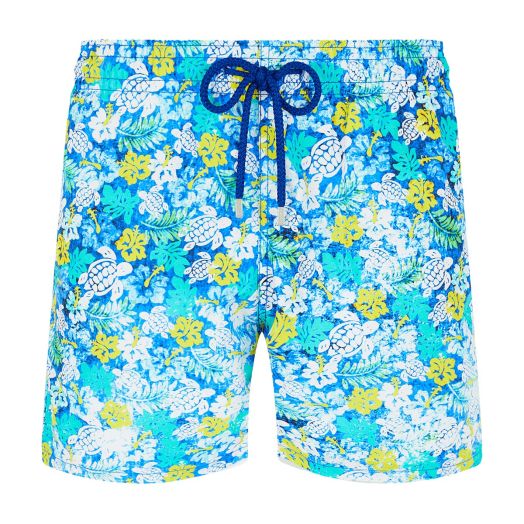 Lazulli Blue ‘Tropical Turtles’ Moorea Swim Shorts