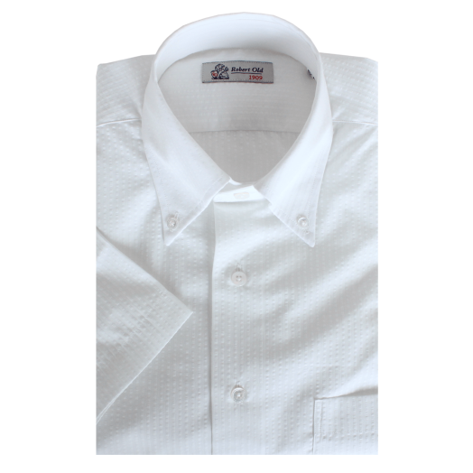 White Seerlux Swiss Cotton Shirt
