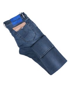 Blue Twill ‘Nick – J622’ Low Rise Slim Fit Jeans
